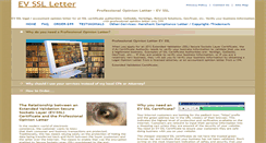 Desktop Screenshot of ev-ssl-letter.com