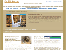 Tablet Screenshot of ev-ssl-letter.com